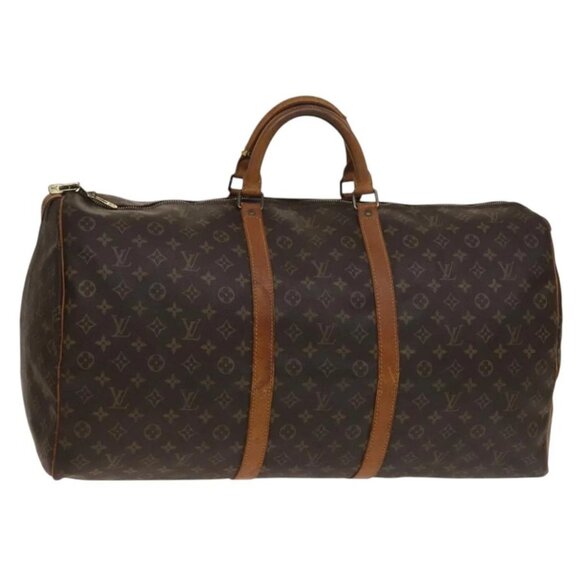 LOUIS VUITTON Monogram Keepall 60 Boston Bag M41422 LV Auth bs28846 - Picture 1 of 16